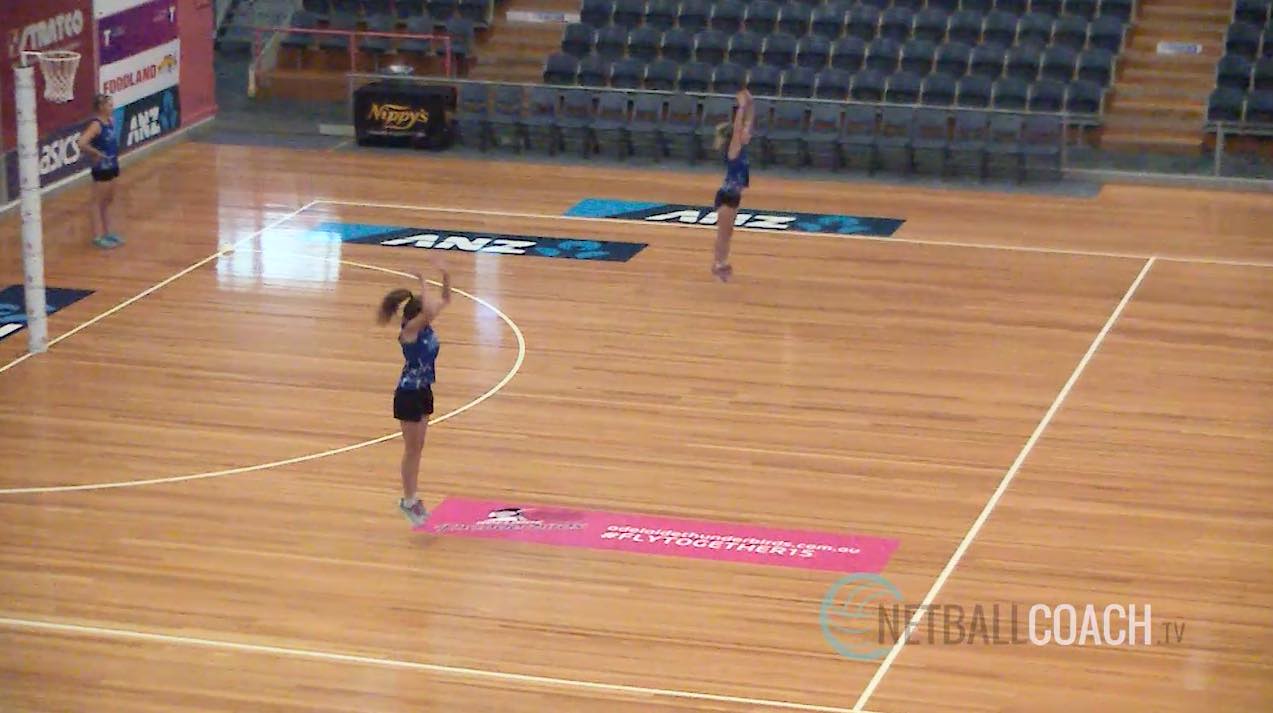 Netball Exercises: Jumping Diamond then Accelerate