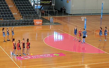 Netball Coaching Drills: Approach Within the 45 Marks