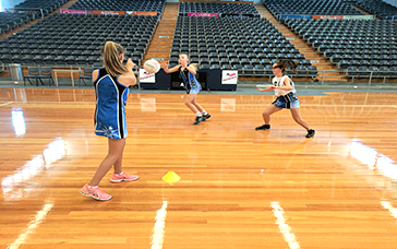 Netball Coaching Drills: Covering the Open Wing  