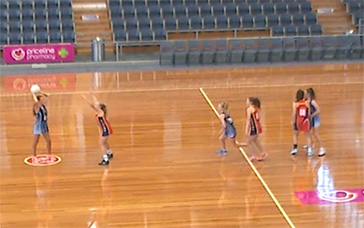 Netball Plays: Centre Pass: [WA] Primary